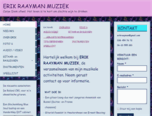 Tablet Screenshot of erikraaymanmuziek.nl